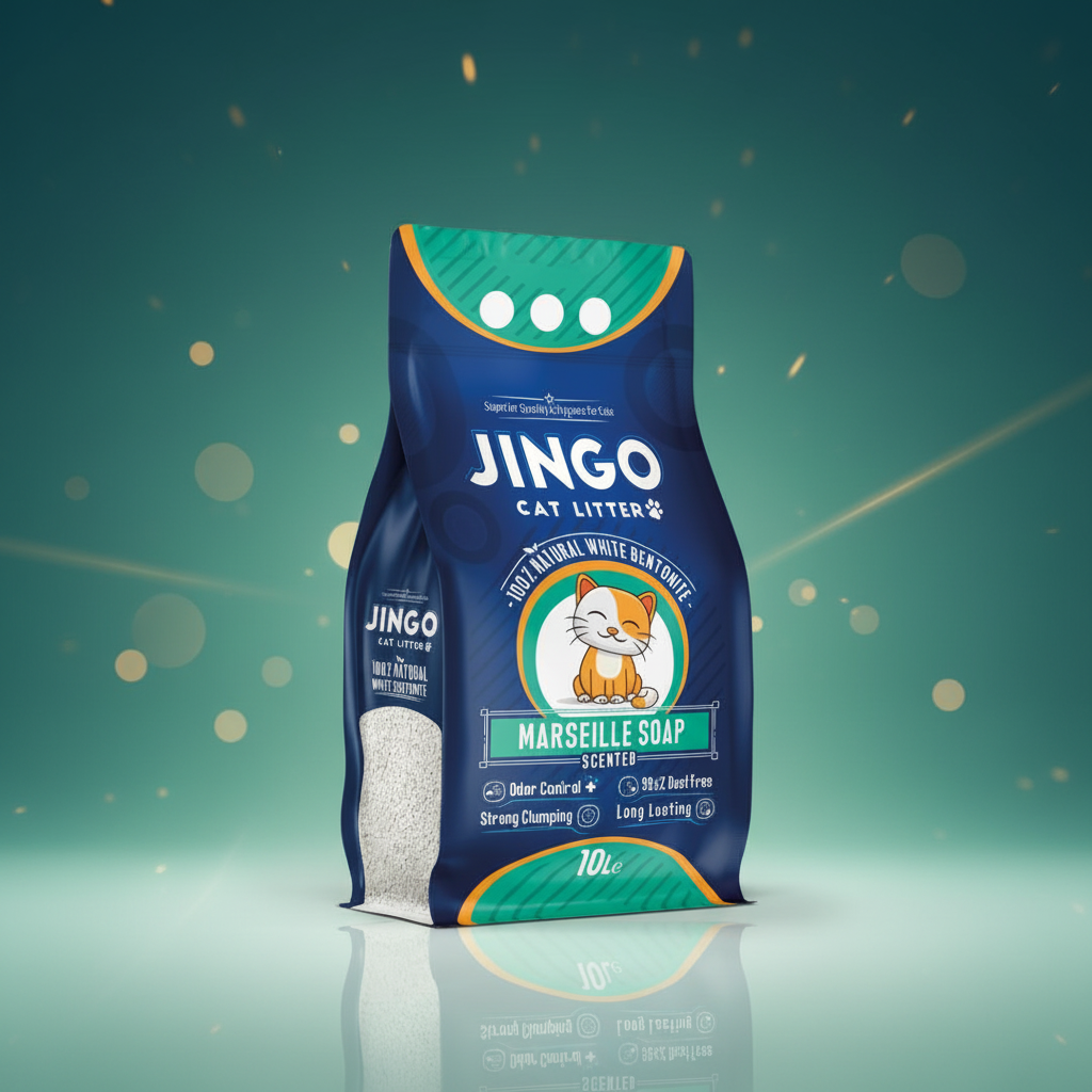 رمل جينغو برائحة صابون مرسيليا | JINGO Marseille Soap Scented Cat Litter
