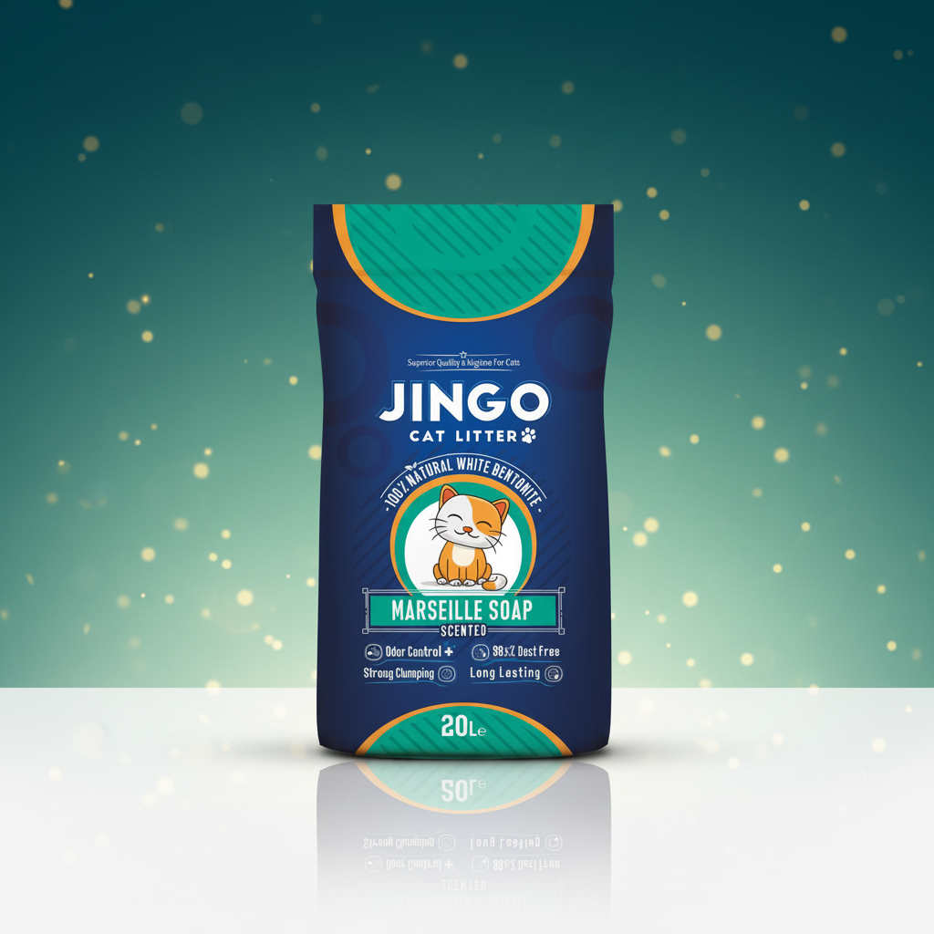 رمل جينغو برائحة صابون مرسيليا | JINGO Marseille Soap Scented Cat Litter
